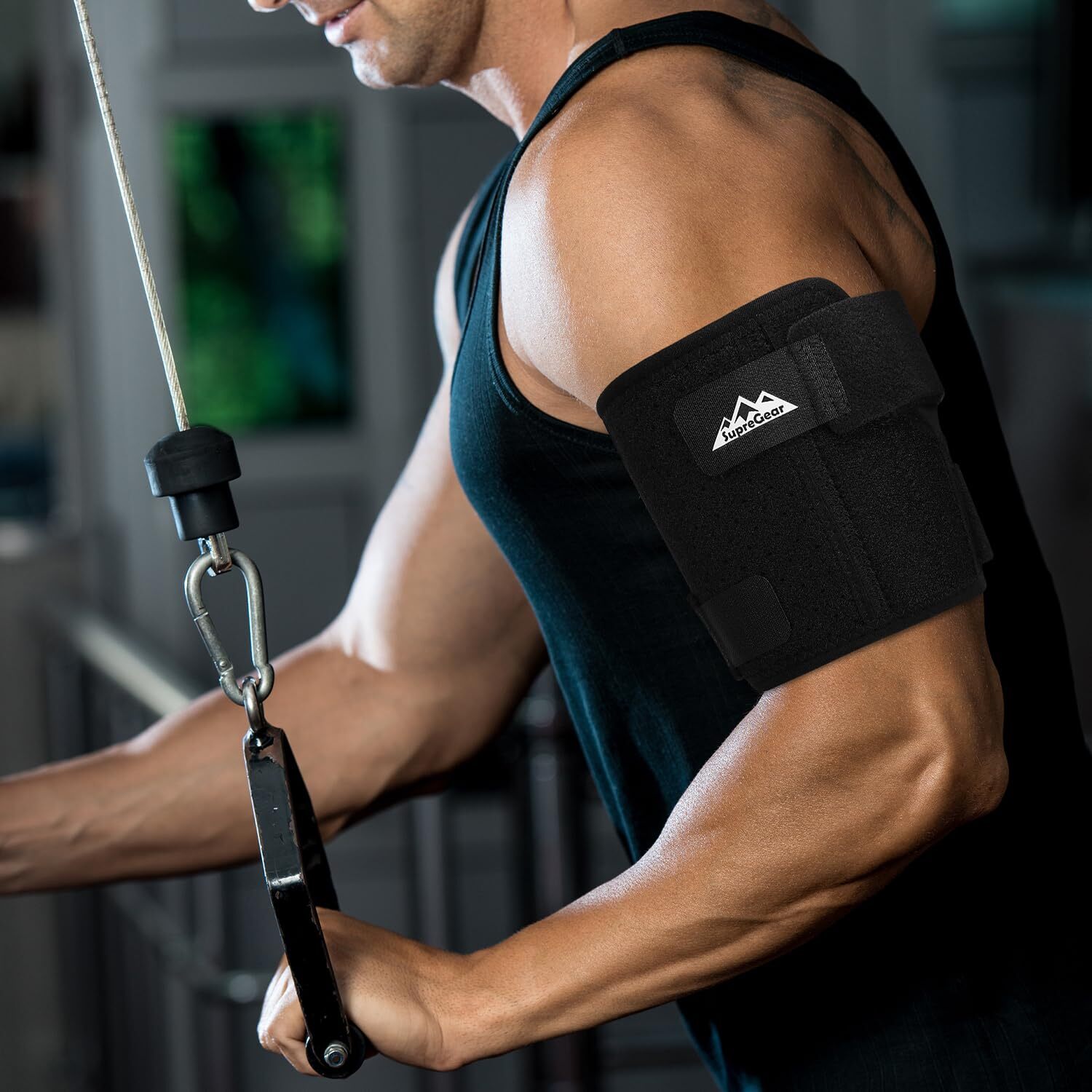 Bicep Tendonitis Brace Compression Sleeve Support, Comfortable Upper Arm Tricep