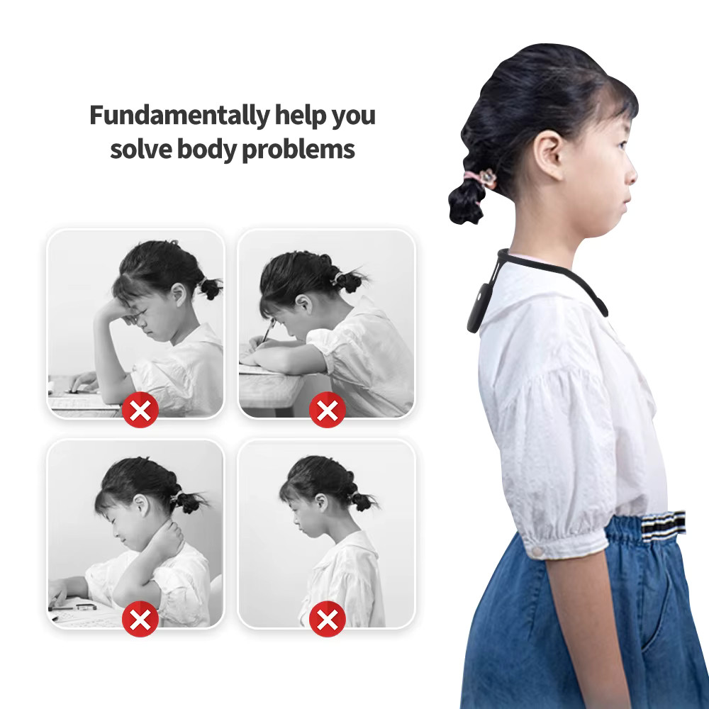 Smart Posture Reminder Device Vibration Alert Back Support Wearable Anti-Slouch