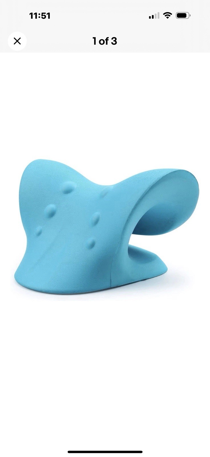 RESTCLOUD Neck and Shoulder Relaxer Cervical Traction Device TMJ Pain Relief