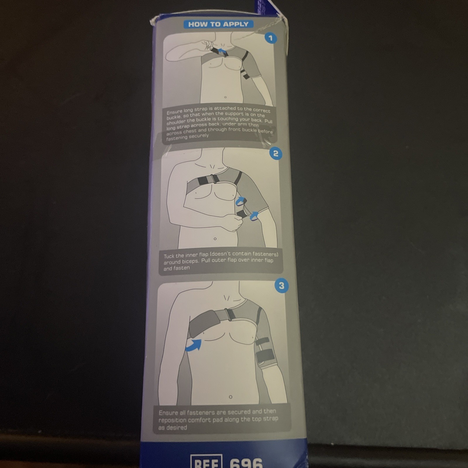 Neo G Easy Fit Shoulder Support One Size Left Or Right Arm Ref #696 NIB