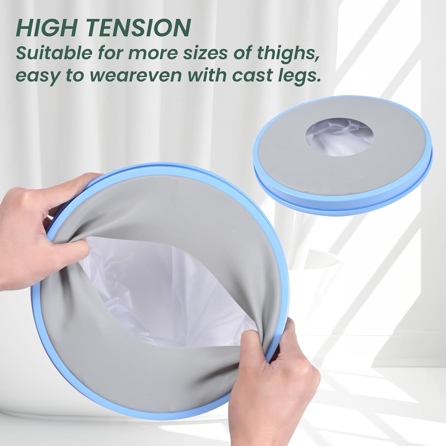 Durable TPU Shower Foot Protector – Extra Large Leg Cast Cover for Comfort
