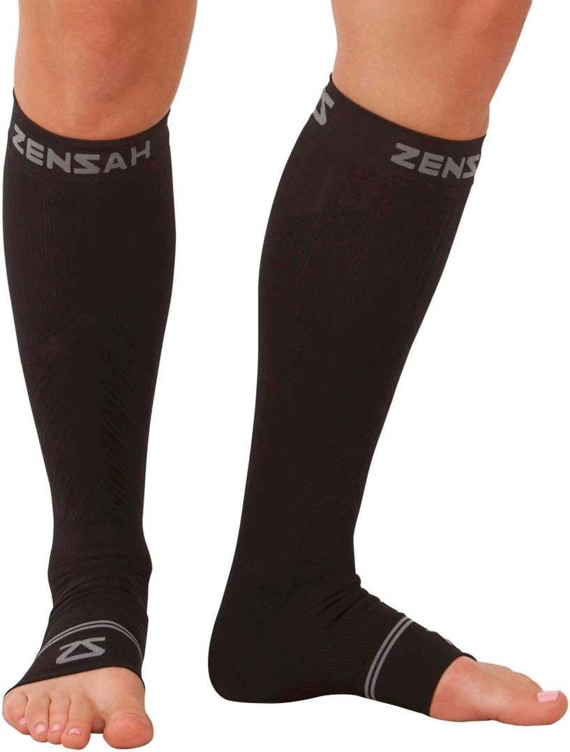 Graduated Compression Sleeves for Ankle & Calf Support – Pain Relief & Recovery