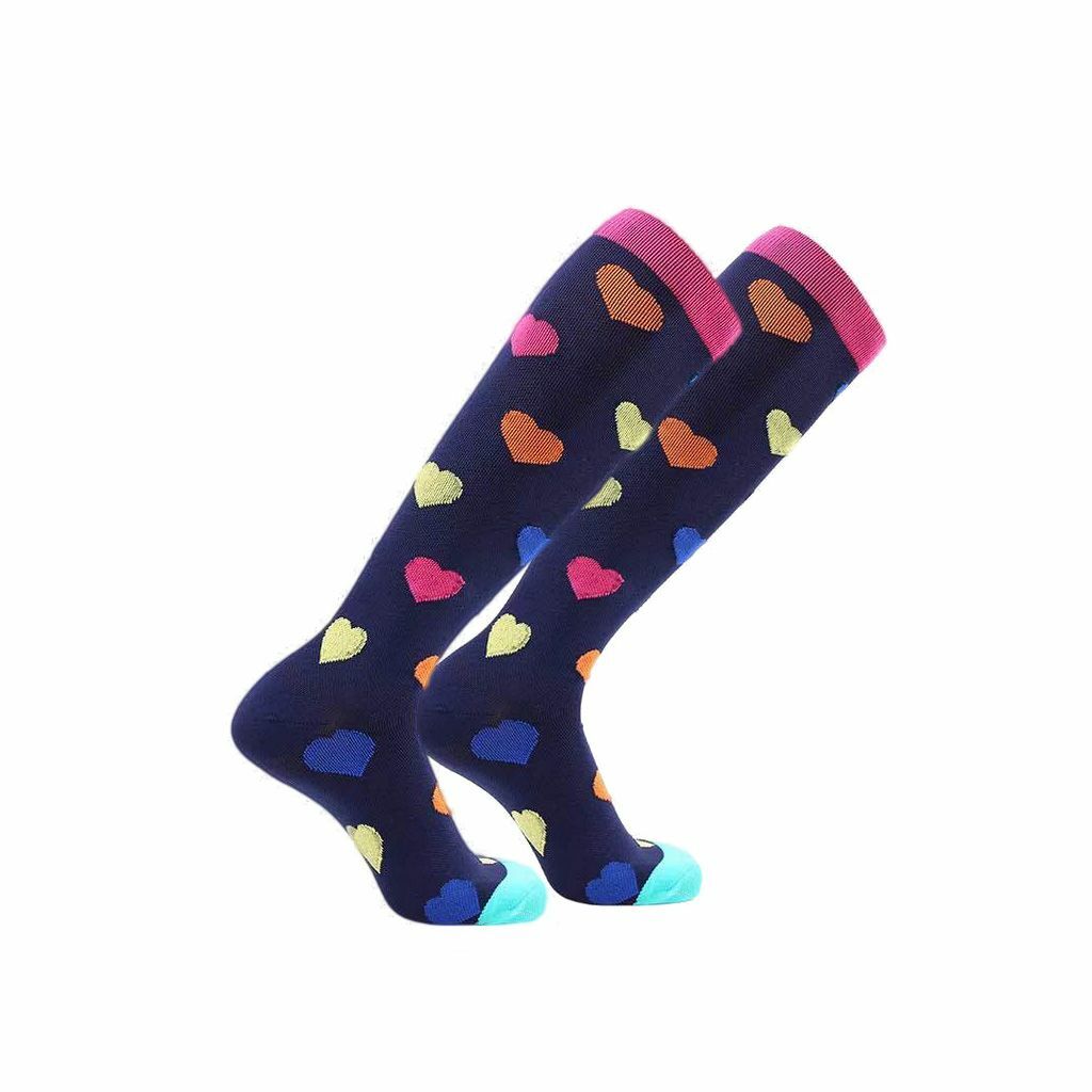 5Pairs Womens High Quality Compression Knee High Sock Medical Graduated Stocking