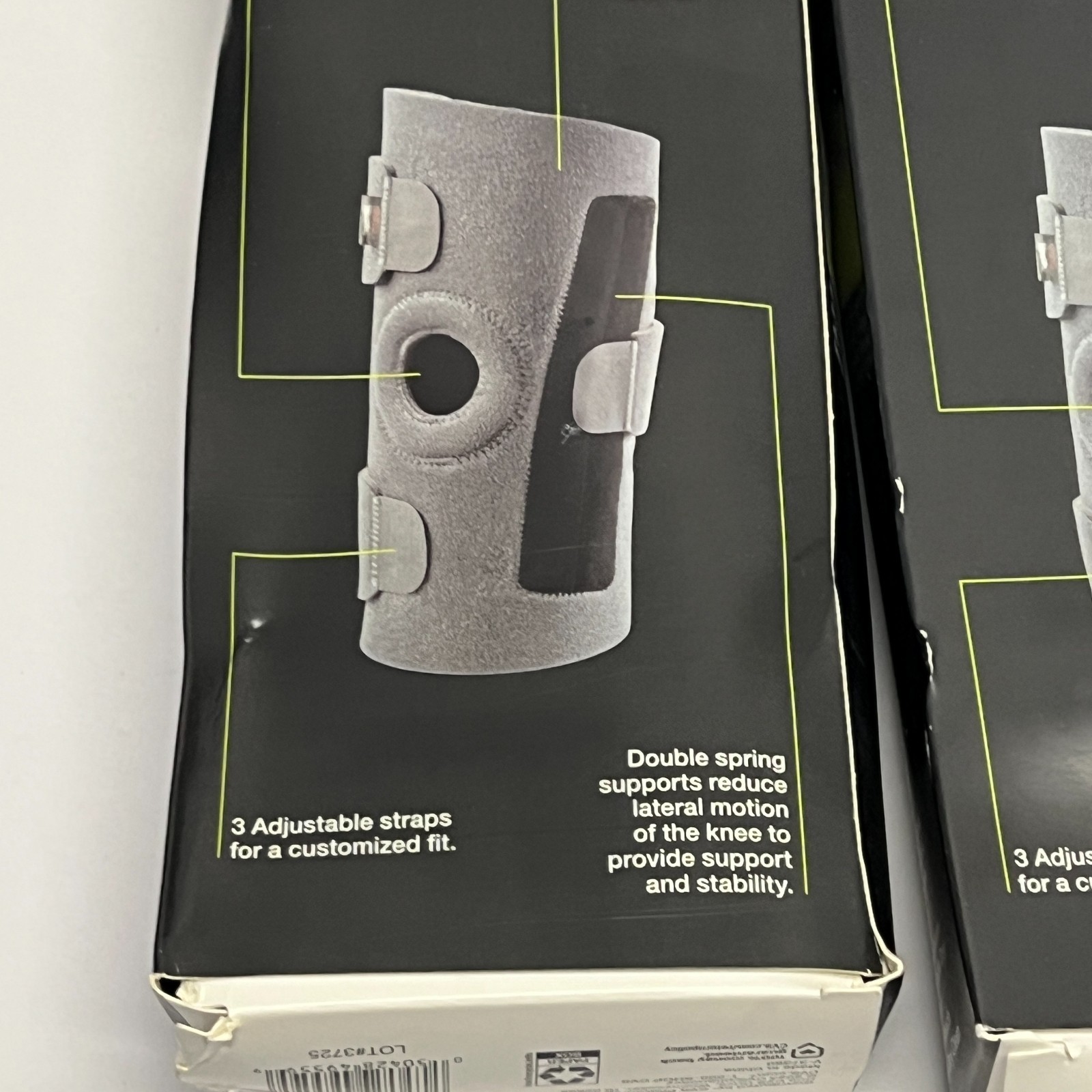 2 CVS Adjustable Stabilizing Knee Support One Size Fits Most NEW