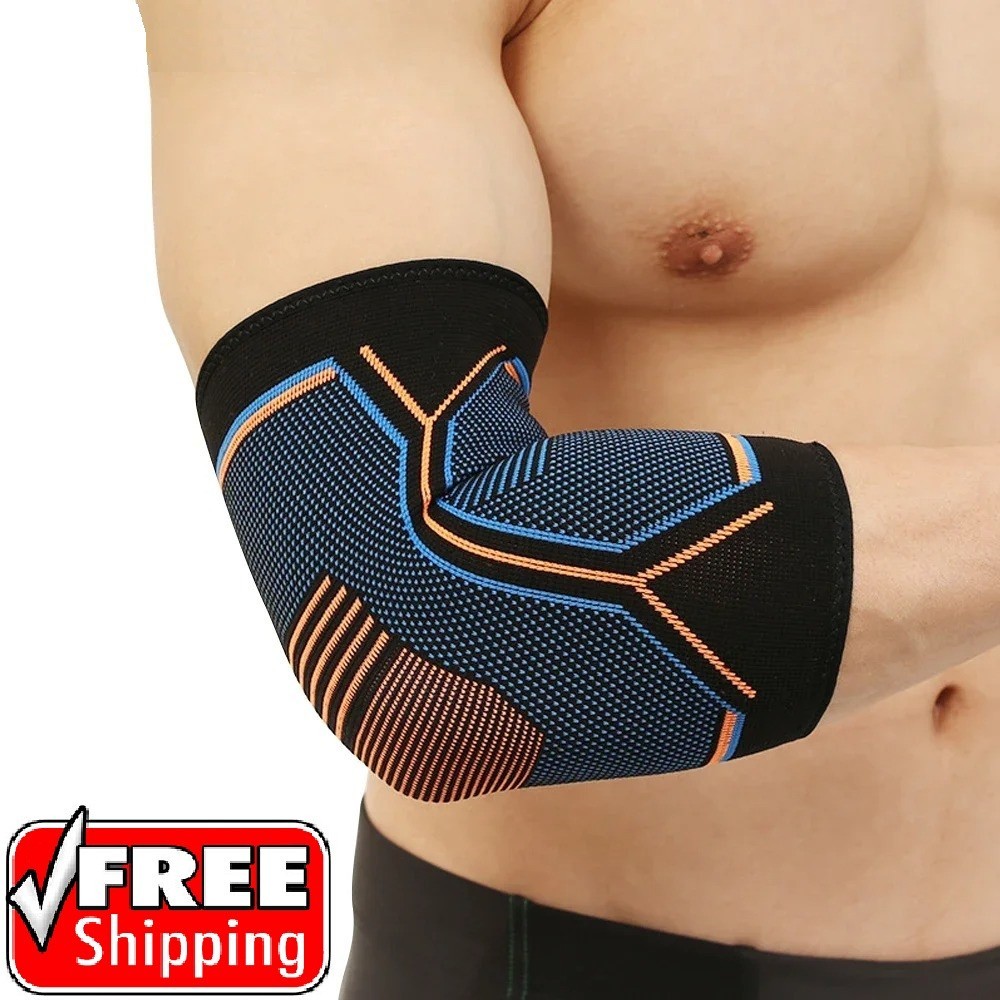 Nylon Elbow Brace Compression Support Sleeve Arthritis Tendonitis Joint Pain US