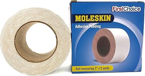Anti-Blister Foot & Heel Protector or Moleskin Tape to Minimize Shoe Discomfort