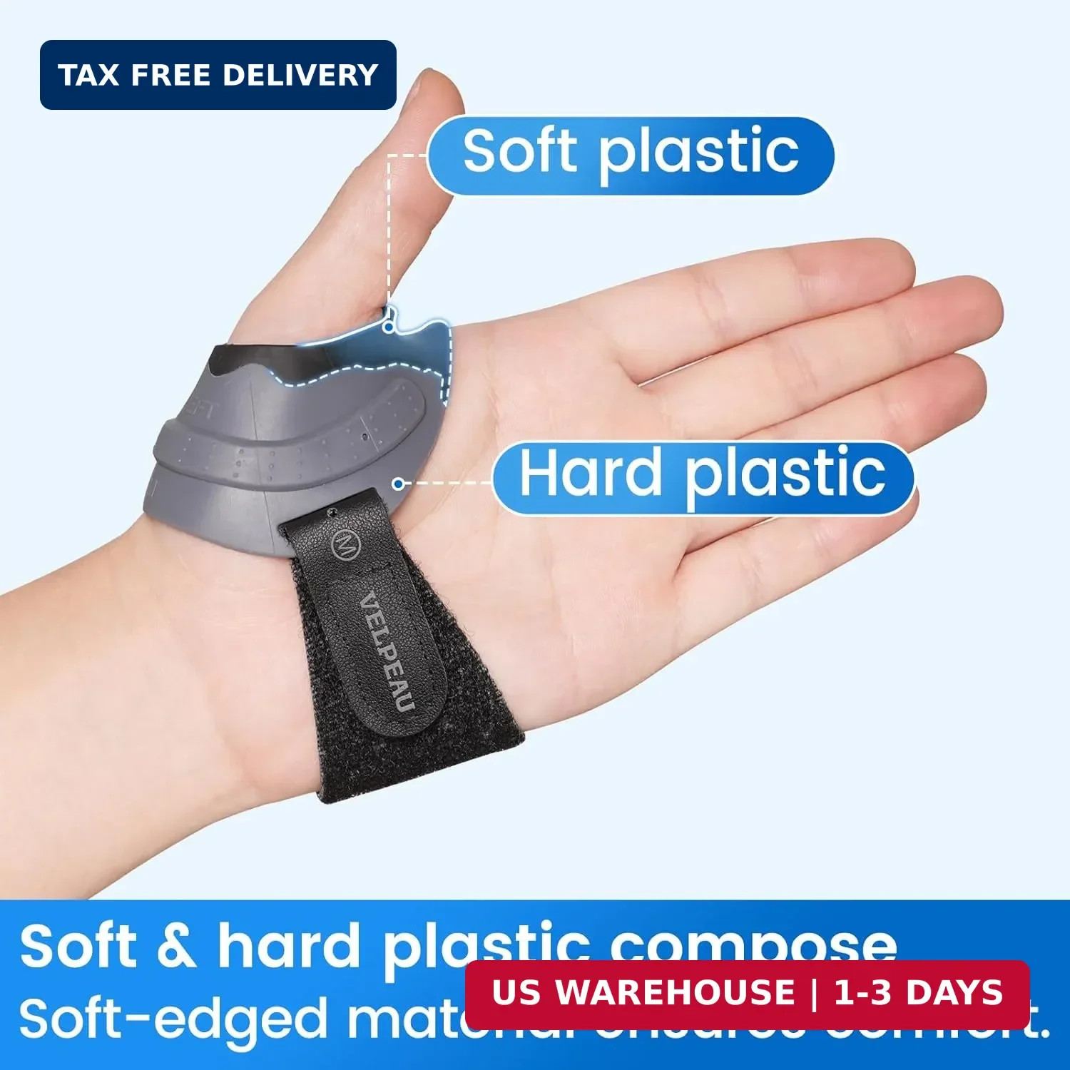 Velpeau CMC Thumb Brace for Osteoarthritis – with Shape-memory Restriction Splin