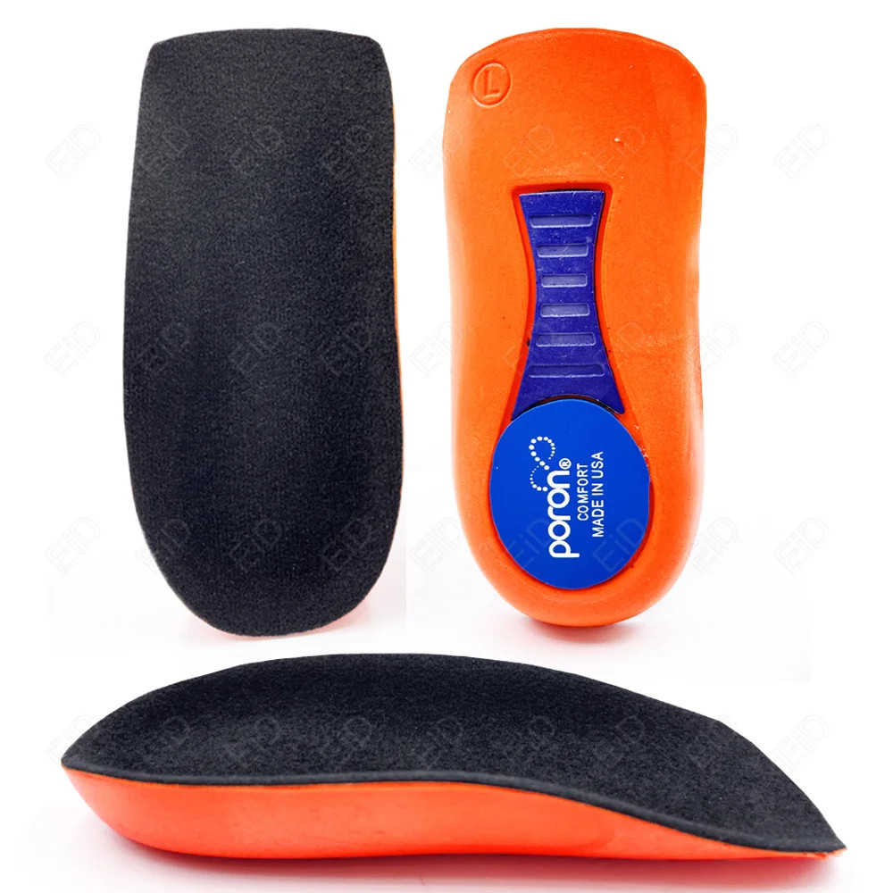 Half Orthopedic Insoles for Men Women Foot Heel Spurs Pain Cushion Foot Massager