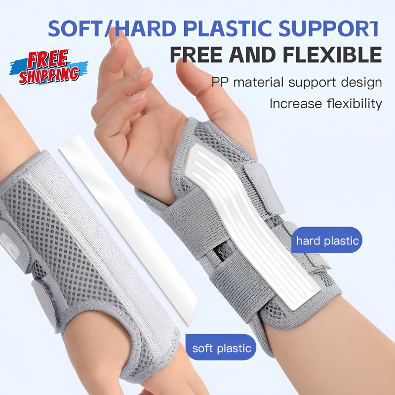 Wrist Brace for Carpal Tunnel Adjustable Splint Left Right Hand Support Brace
