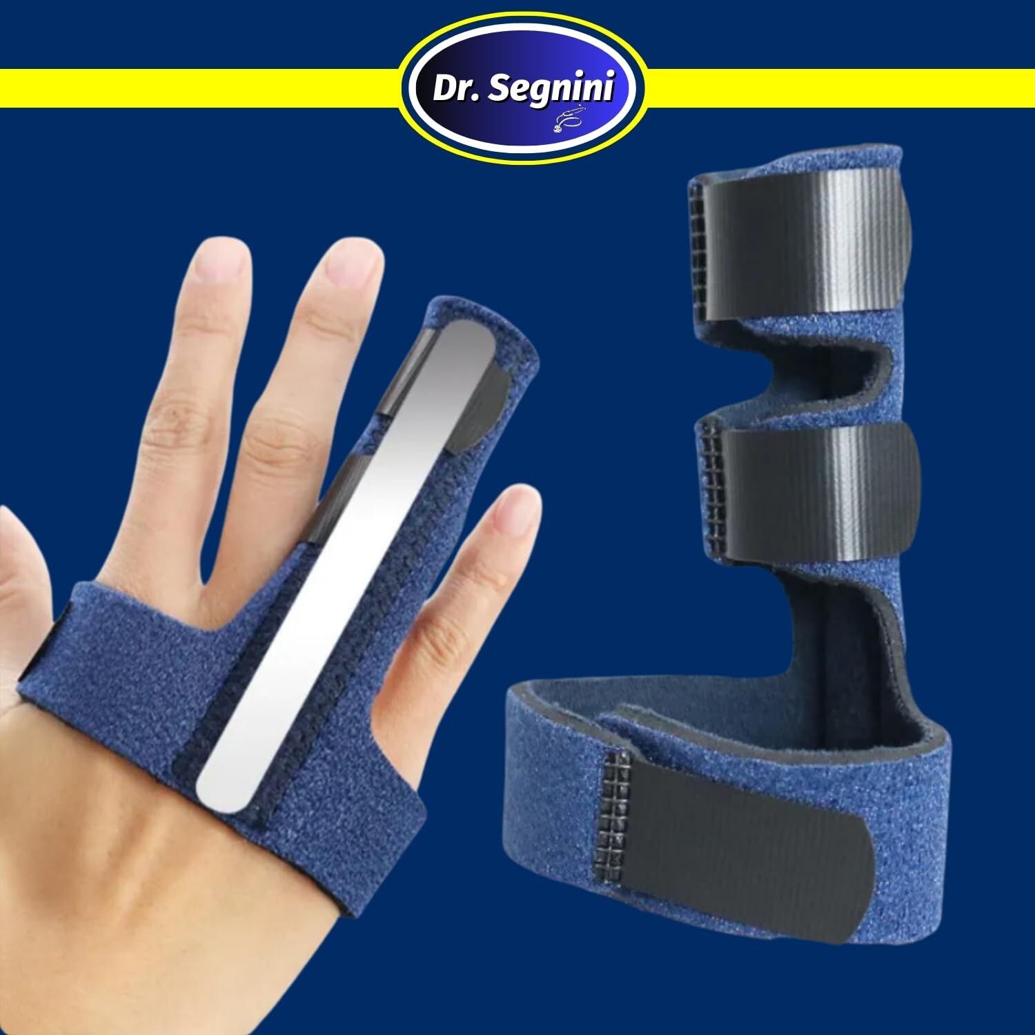 MALLET CORRECTOR RELIEF TRIGGER FINGER SPLINT BRACE STRAIGHTENING CURVED LOCKED
