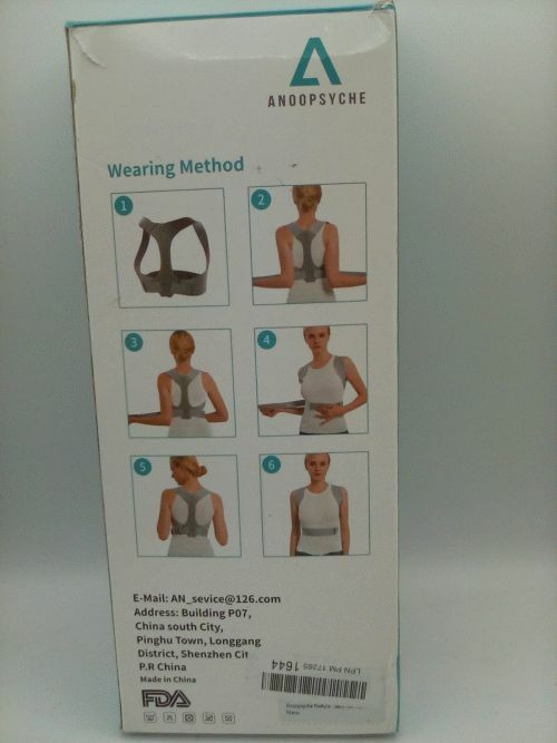 Anoopsyche Posture Corrector size Large Gray