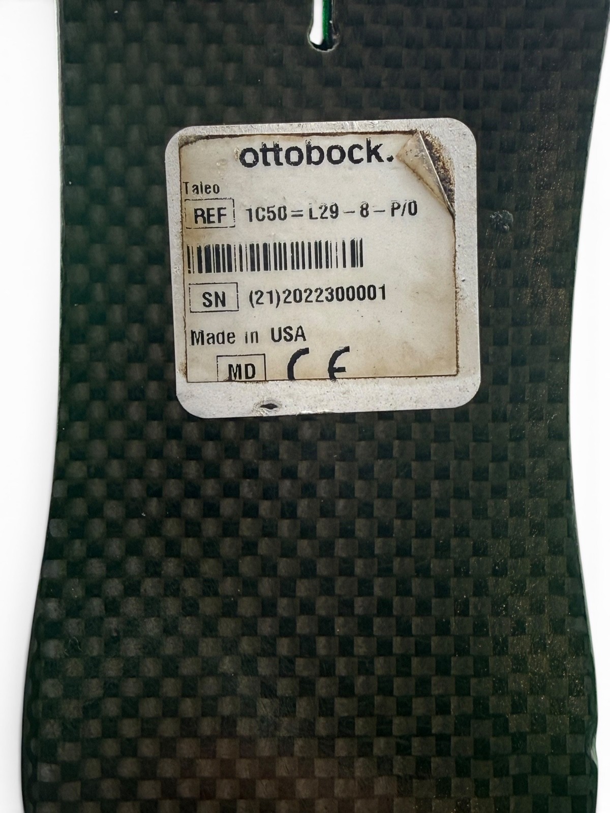OTTOBOCK Otto bock taleo 1c50 prosthetic foot Left Size 29 Category 8 no shell