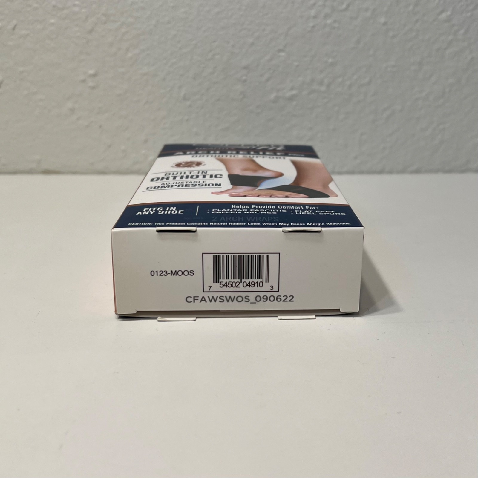 Lot of 3 Copper Fit Health+ Arch Relief Plus Orthotic Support Wraps One Size New