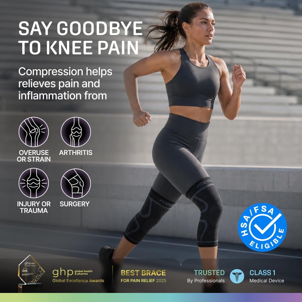 Modvel 2 Pack Brace For – For Walking Compression Sleeves For Pain