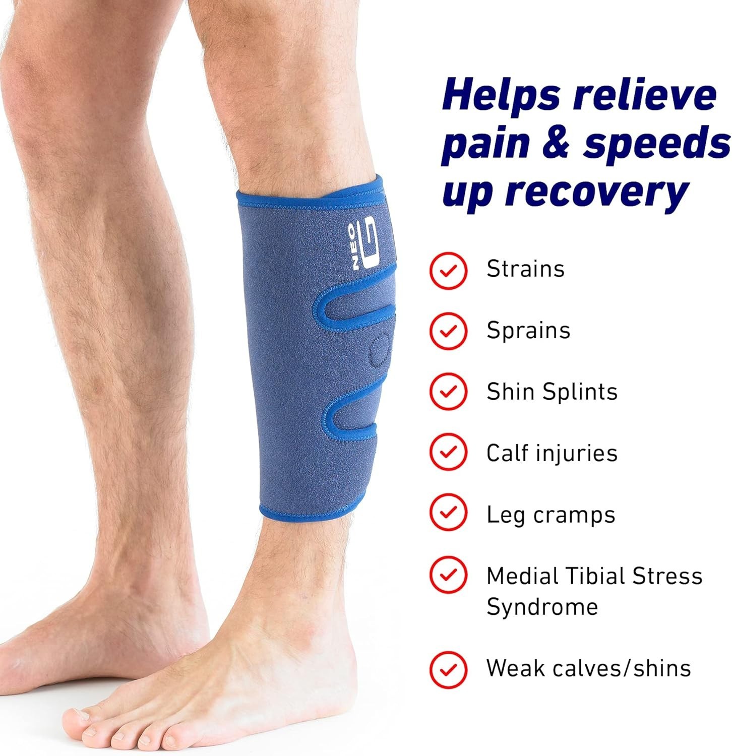 Adjustable Calf Brace for Shin Splints – Perfect for Running and Sports Recovery