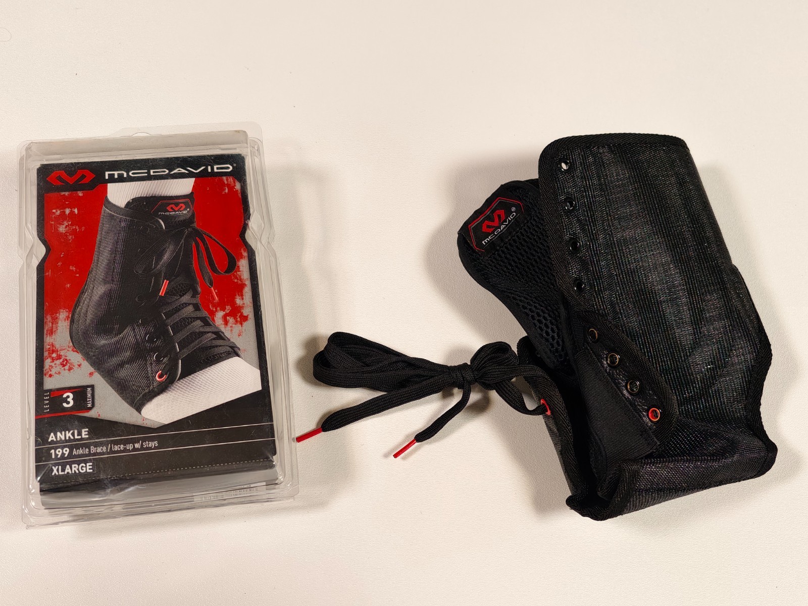 McDavid, Ankle Brace, 199, Protection Level 3 Maximum (Size XLarge)