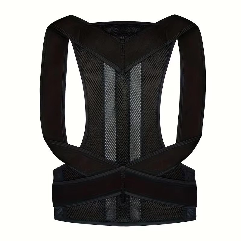Adjustable Posture Corrector Low Back Support- Shoulder Brace Men- Women