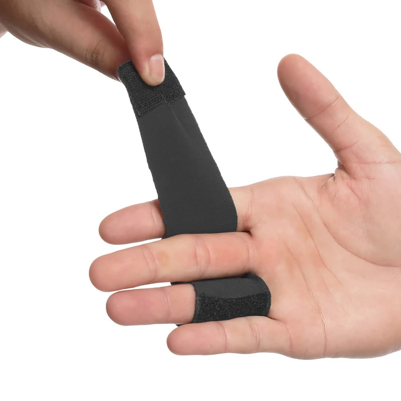 Finger Splint Adjustable Finger Support Brace Sleeve Protector Basketball Volley