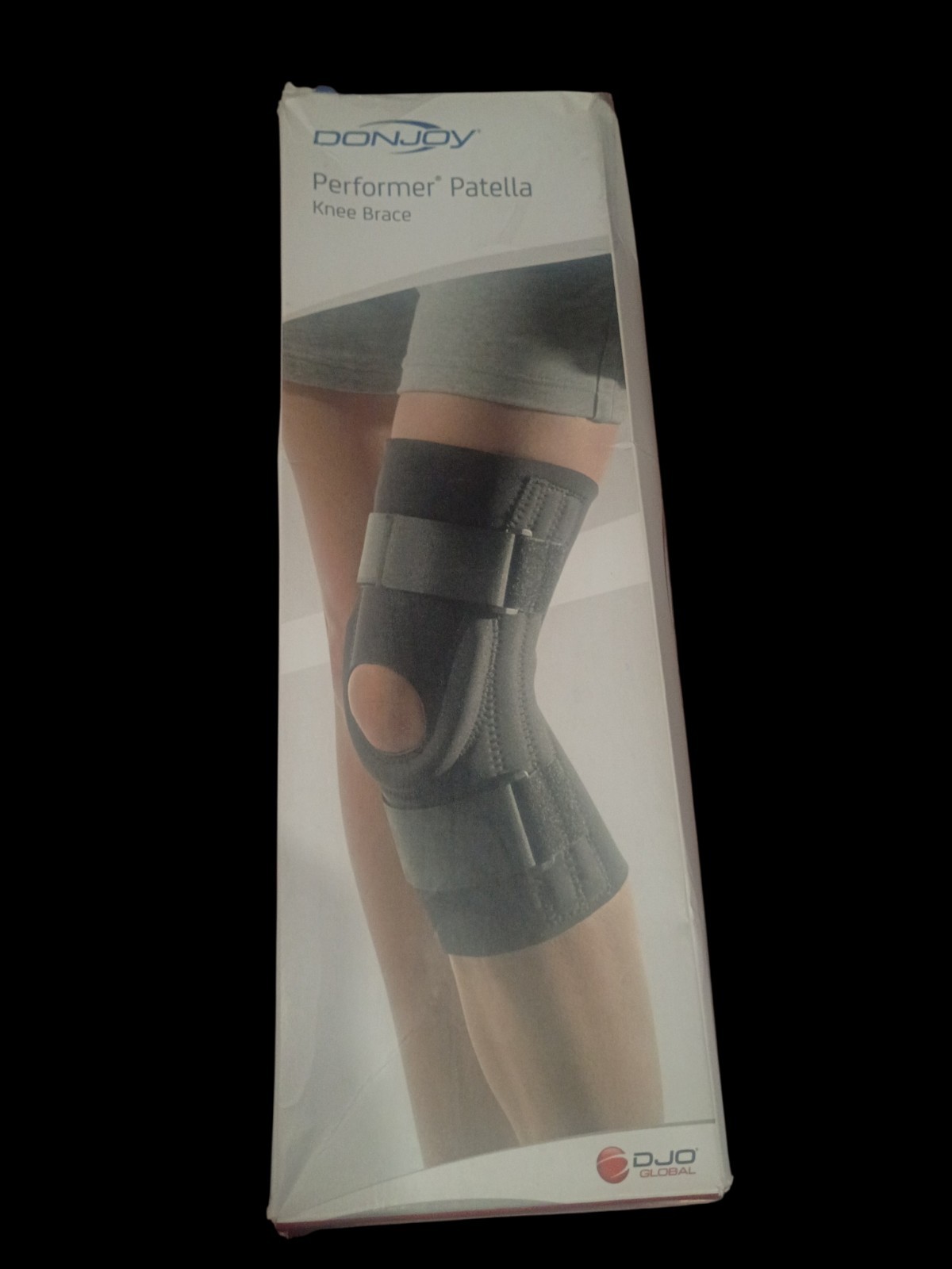 DonJoy Performer Patella Stabilizer Knee Brace Neoprene Unisex Medium Black