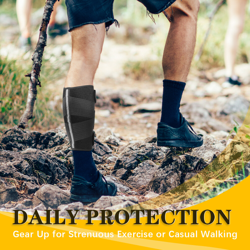 Calf Support Brace Adjustable Shin Splint Compression Calf Wrap Swelling Sleeves