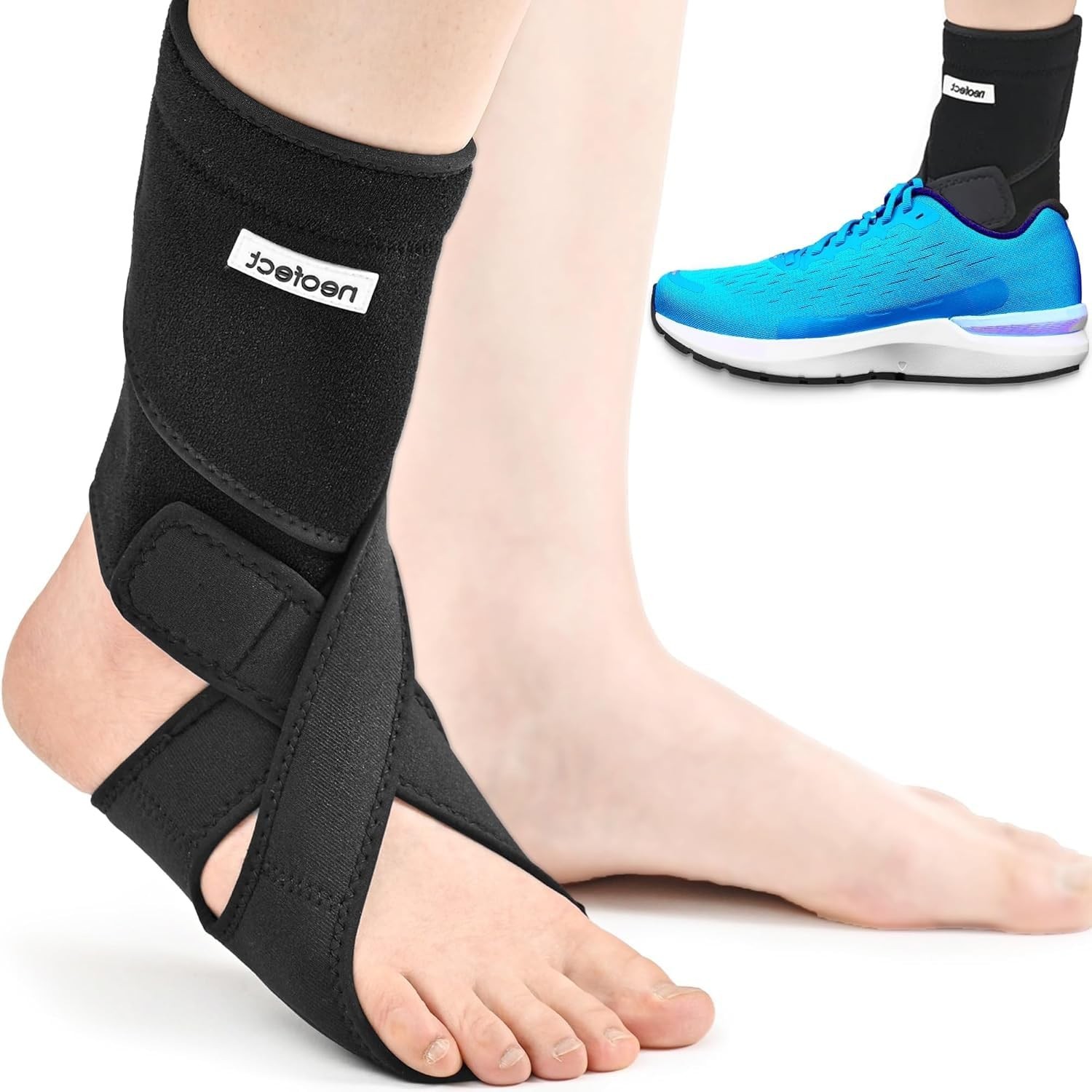 NEOFECT Drop Foot Brace – Adjustable AFO Ankle Brace for Walking & Stroke Rec…