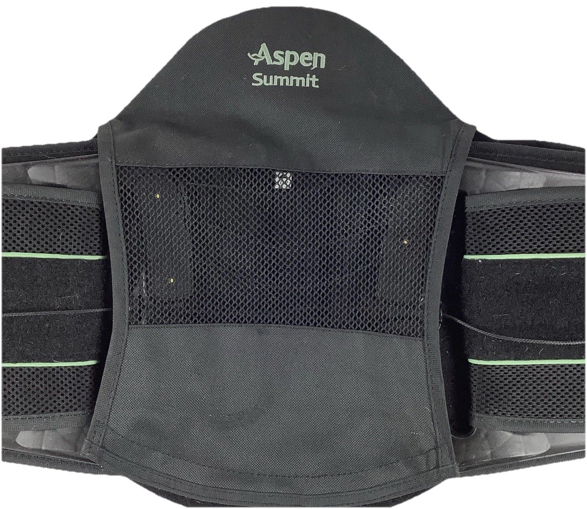 Aspen Summit Lumbar Back Brace Adjustable Support Belt Orthopedic Black