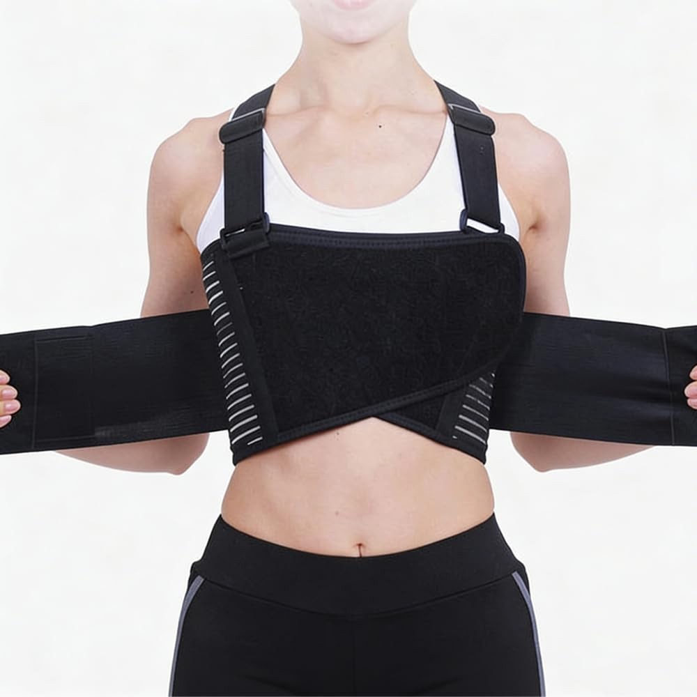 Size M 3236 In Adjustable Chest Broken Rib Support Compression Belt Unit