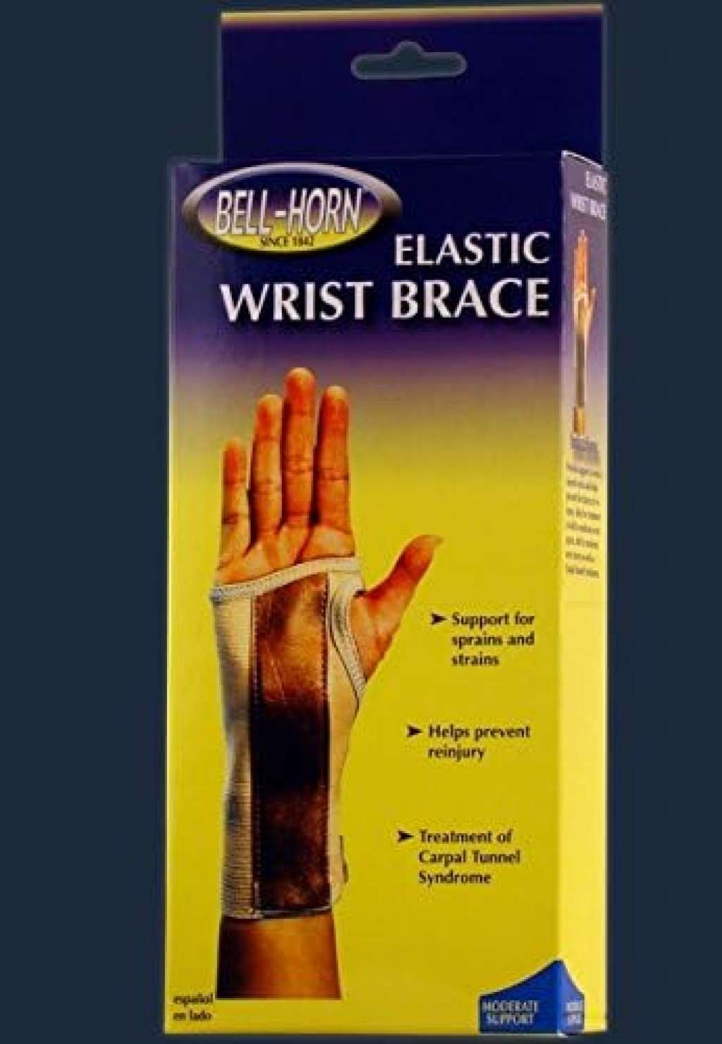 Bell-Horn Elastic Wrist Brace Right Medium