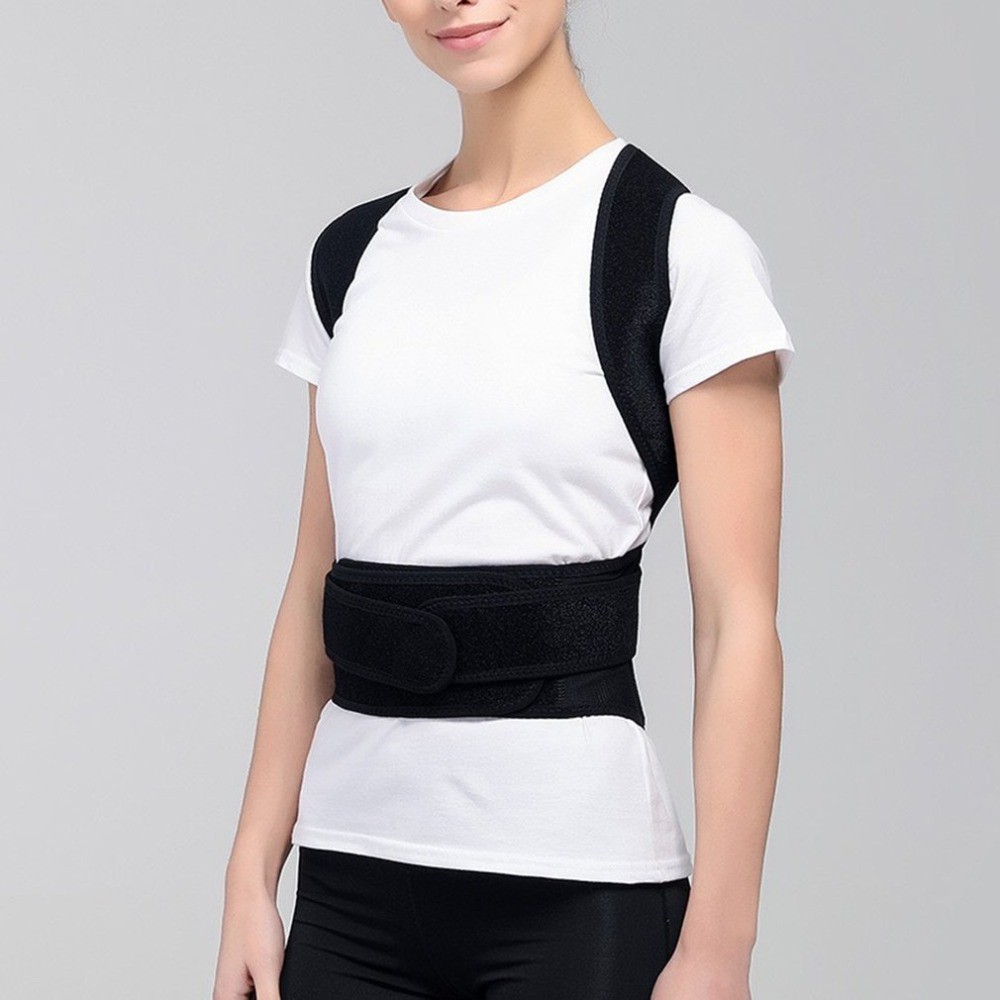 Back Brace Posture Corrector Women Men Shoulder Straightener Adjustable Support