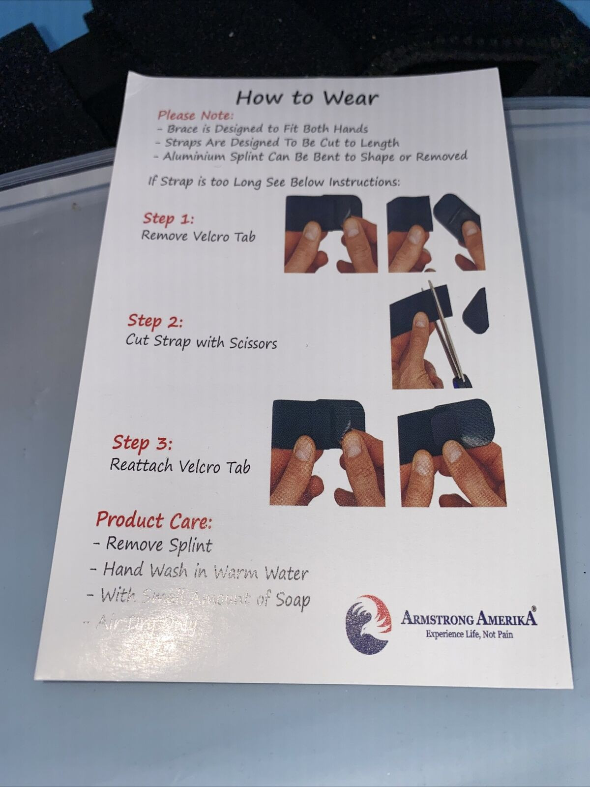 Armstrong Carpal Tunnel Wrist Brace (Night Sleep) Splint (Left/Right) Men/Women