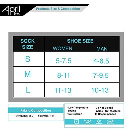 Sport Compression Socks Long Over the Calf Helps Improve Circulation Provides