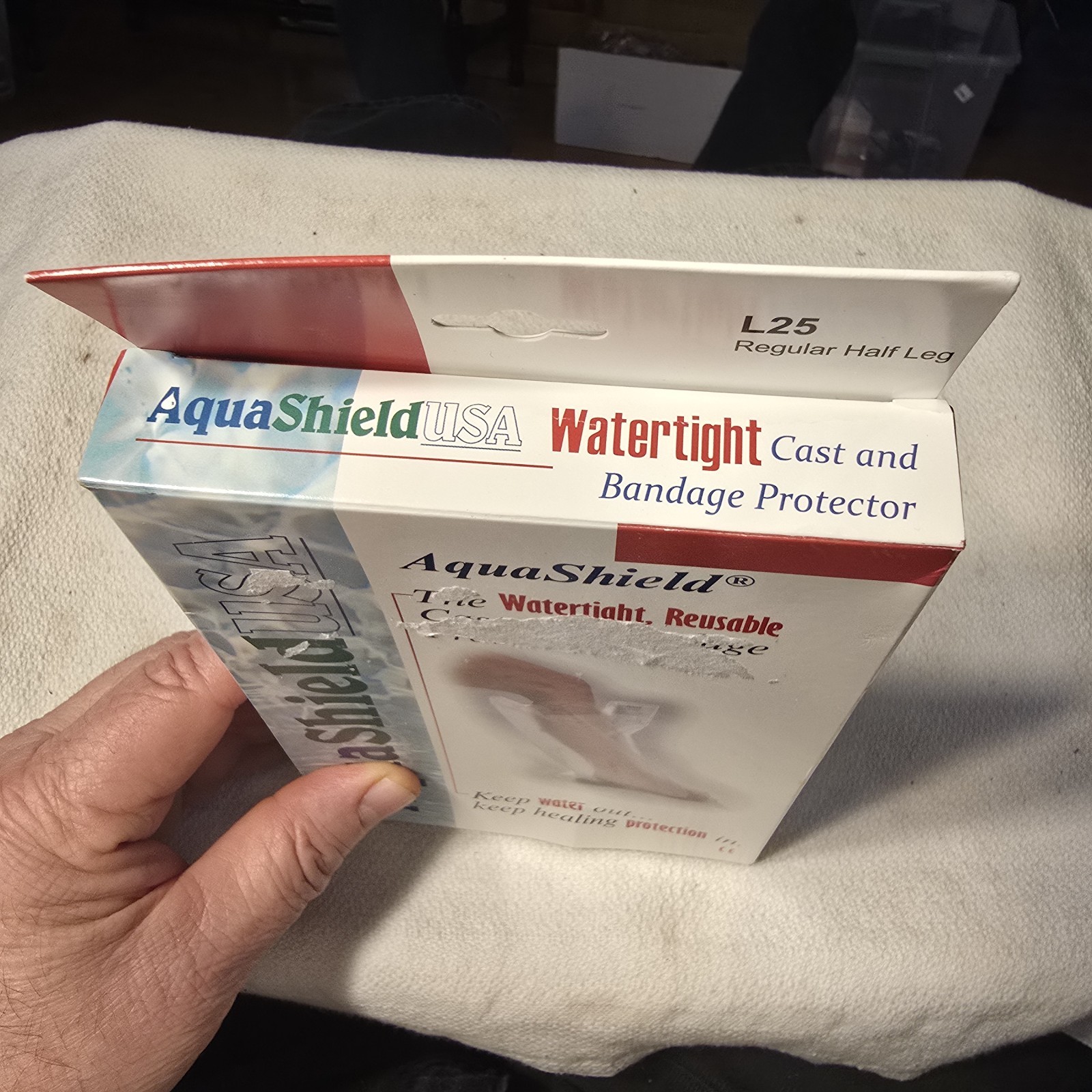AquaShield L25 Regular Half Leg Waterproof Cast Cover Reusable Made USA