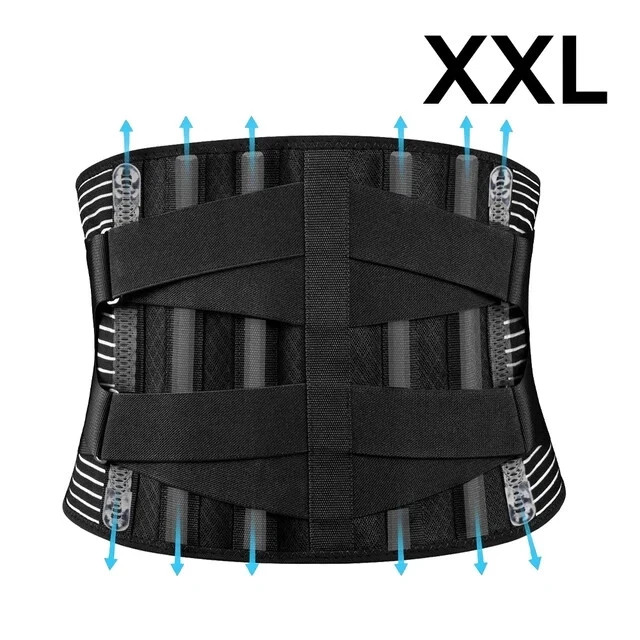 Adjustable Lower Back Brace Lumbar Support Waist Belt Men Women Pain Relief NEW