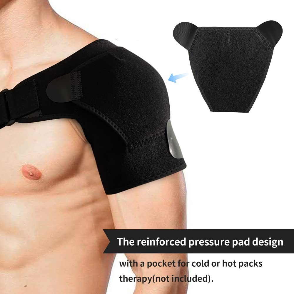 Shoulder Support Brace for Rotator Cuff & Dislocation – Men & Women, Left/Right