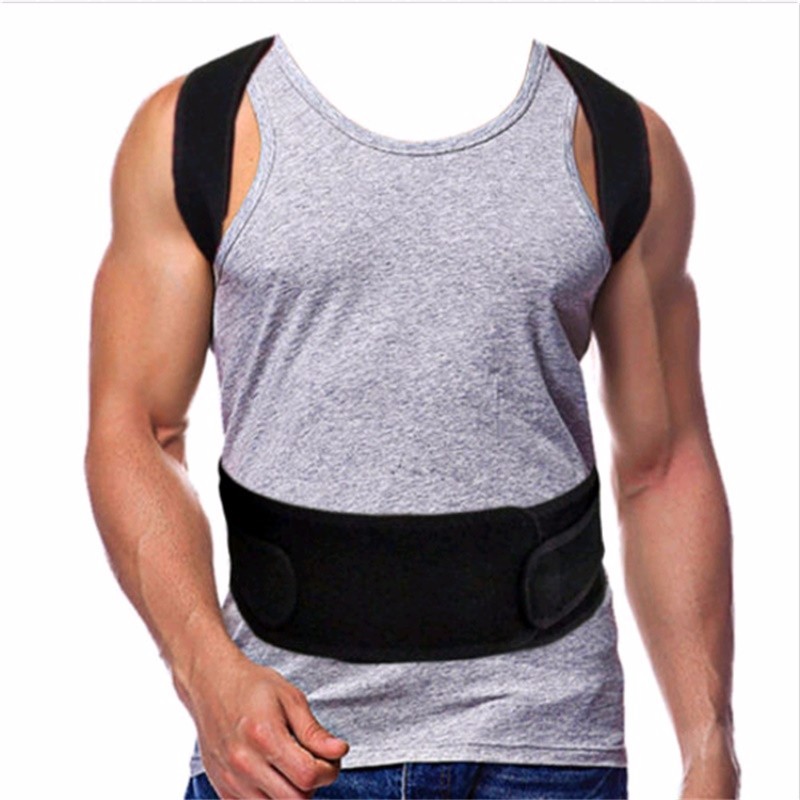 Hunchback Kyphosis Posture Back Support Brace Corrector Thoracic Shoulder Belt