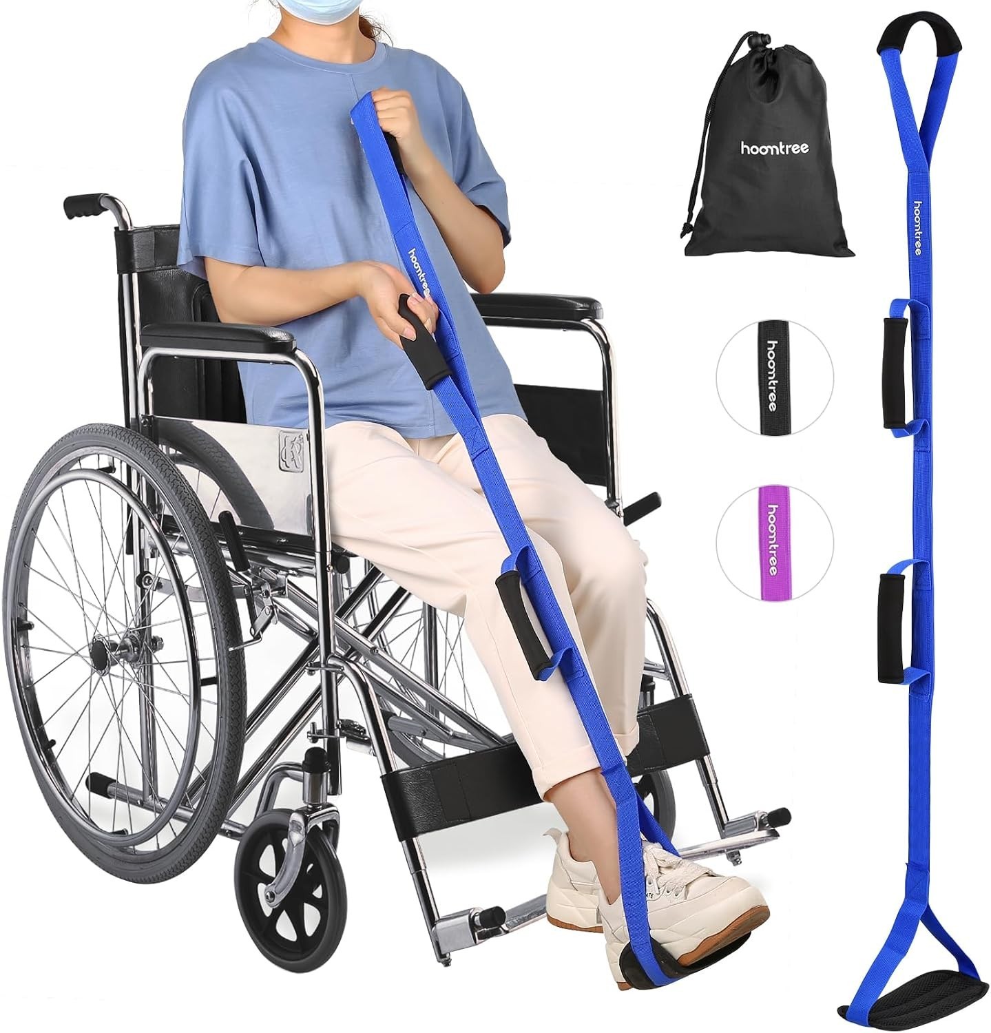 Lightweight 43-Inch Leg Lifter with Non-Slip Foot Loop – Independence Tool