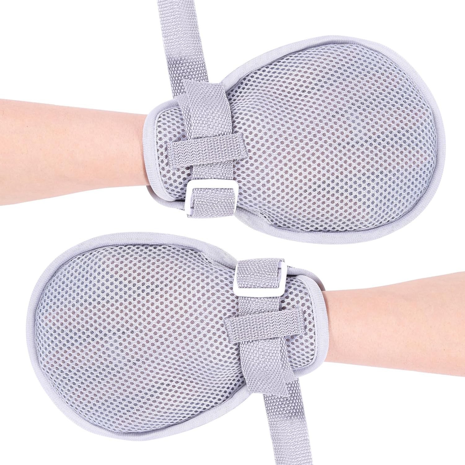Restraint Gloves 2Pcs, Safety Hand Mitts for Dementia Child, Control Small