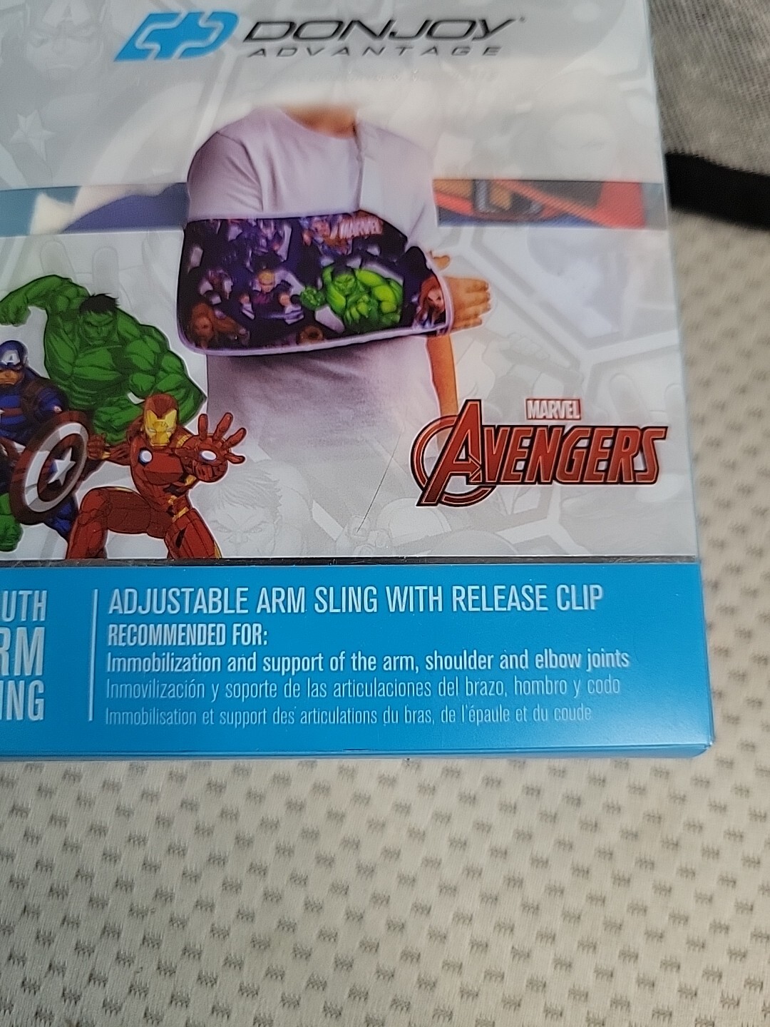Marvel Superhero-Themed Pediatric Shoulder Arm Sling New