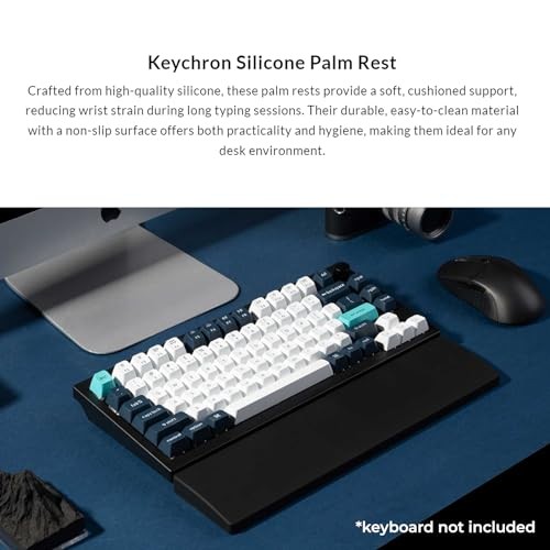Ergonomic Silicone Wrist Rest for K8 / 14.09″ – TKL Layout-K8/C1 Series Black