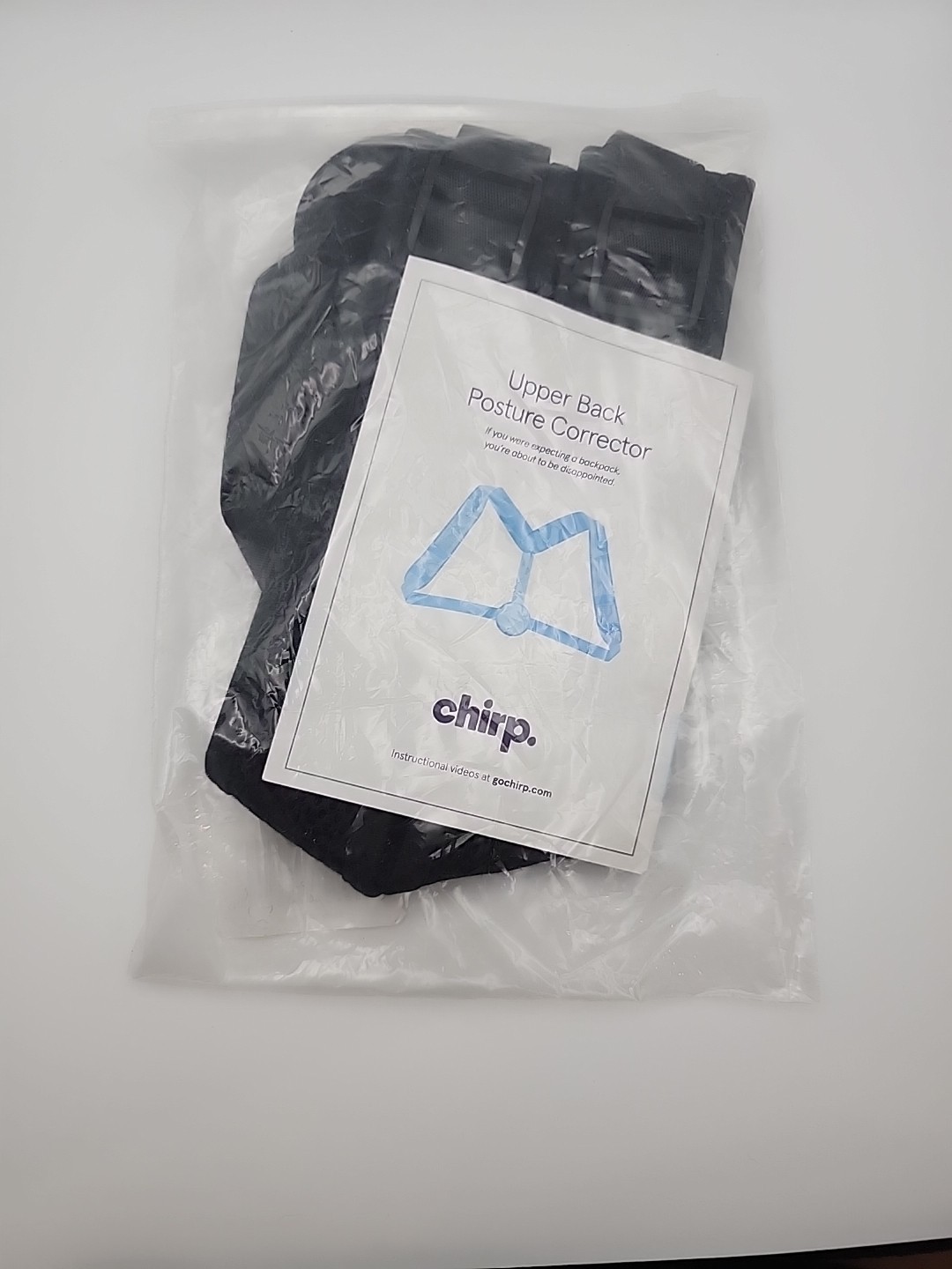 NEW! Chirp Upper Back Posture Corrector Unisex Adjustable for Men and Women