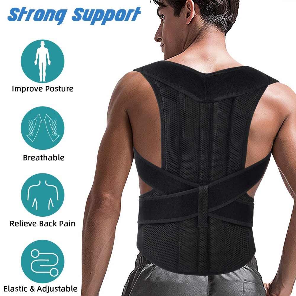 Posture Corrector Back Support Brace Orthosis Scoliosis Spine Pain Relief