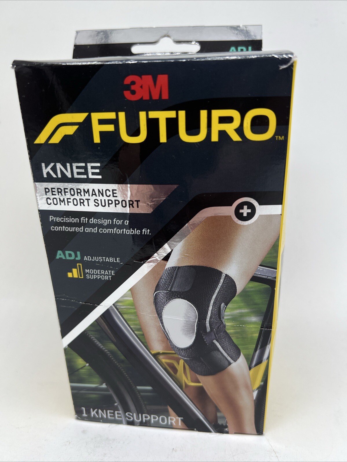 Futuro Performance Comfort Knee Support Adjustable Size Moderate 13”-17.5” R/L