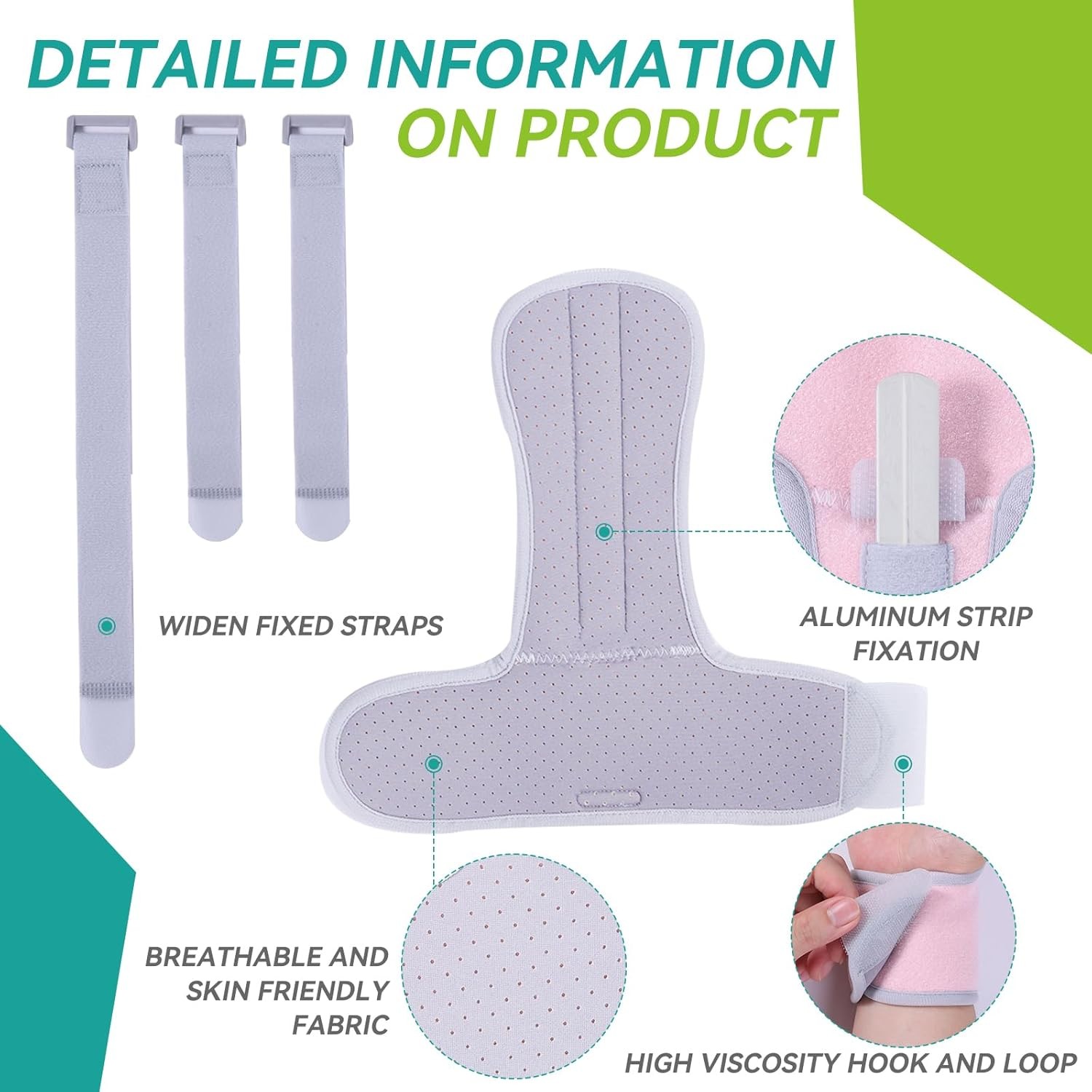 Trigger Finger Splint, Finger Brace for Middle, Index, Pinky, or Ring Finger Sup