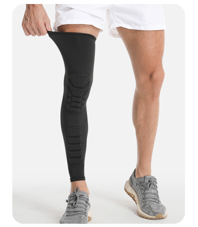 Compression Long Sleeve Support Leg Knee Pad Brace Sport Pain Guard Men Women
