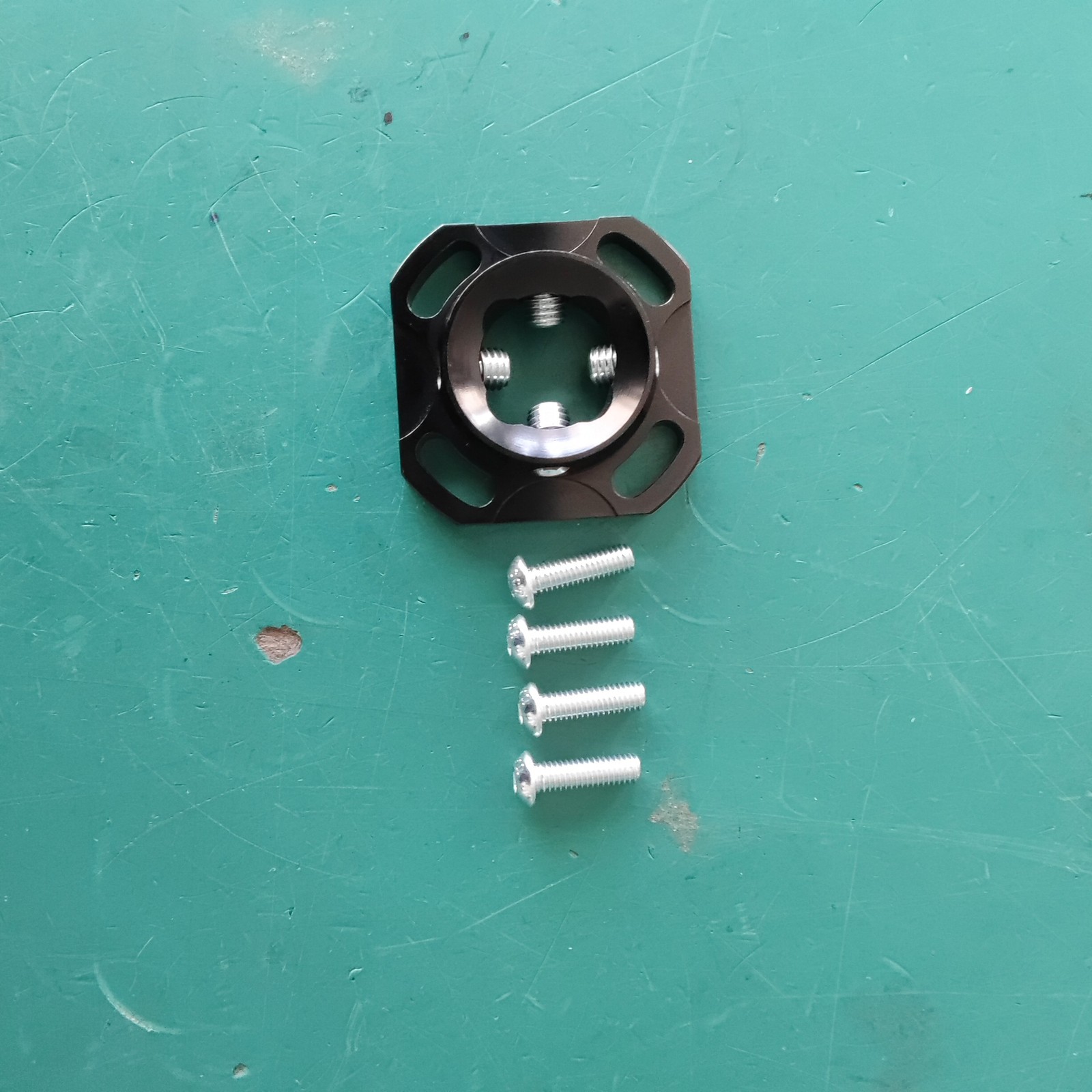 Adjustable Square Prosthetic Adapter Plate Aluminum 60g Connector