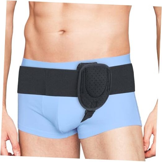 Inguinal Hernia Support Belt for Men I Fits Left or Right Side I Post Surgery