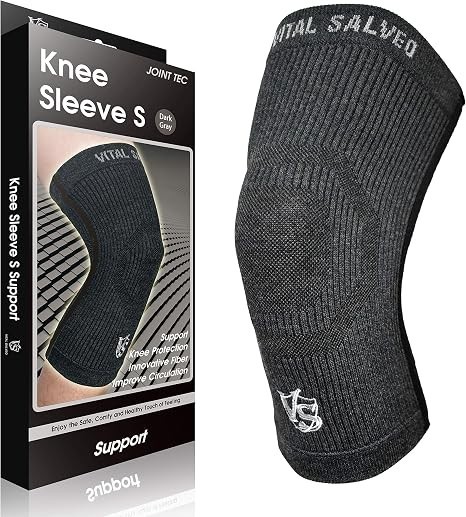 Knee Compression Sleeve Support for Running Gym Workout Basketball Pain Relief