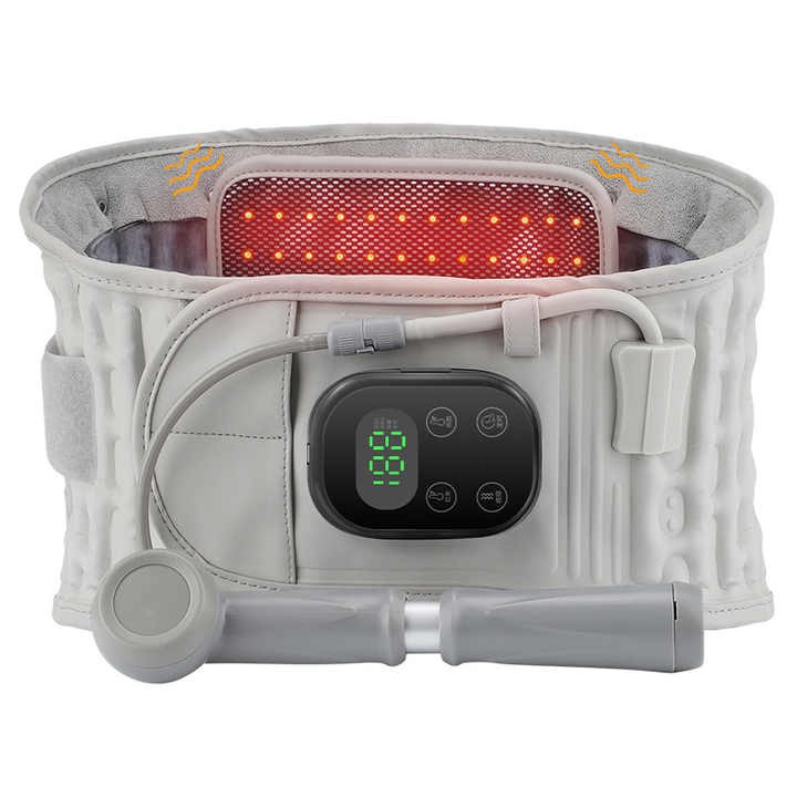 Heating Massage Decompression Belt Lumbar Support for Lower Back Pain Relief USA