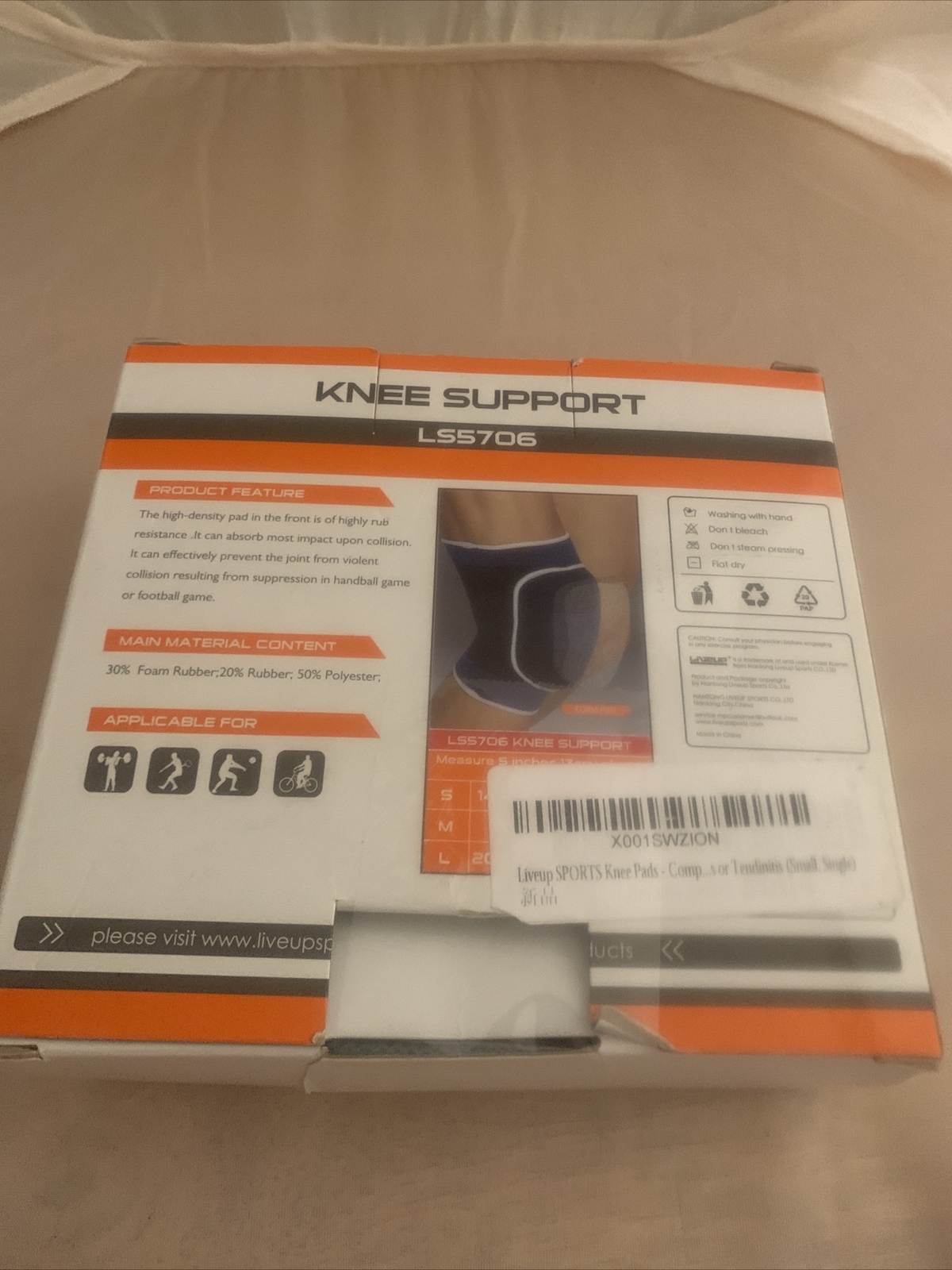 Small Single Blue Knee Brace/Pad For Knee Support NEW