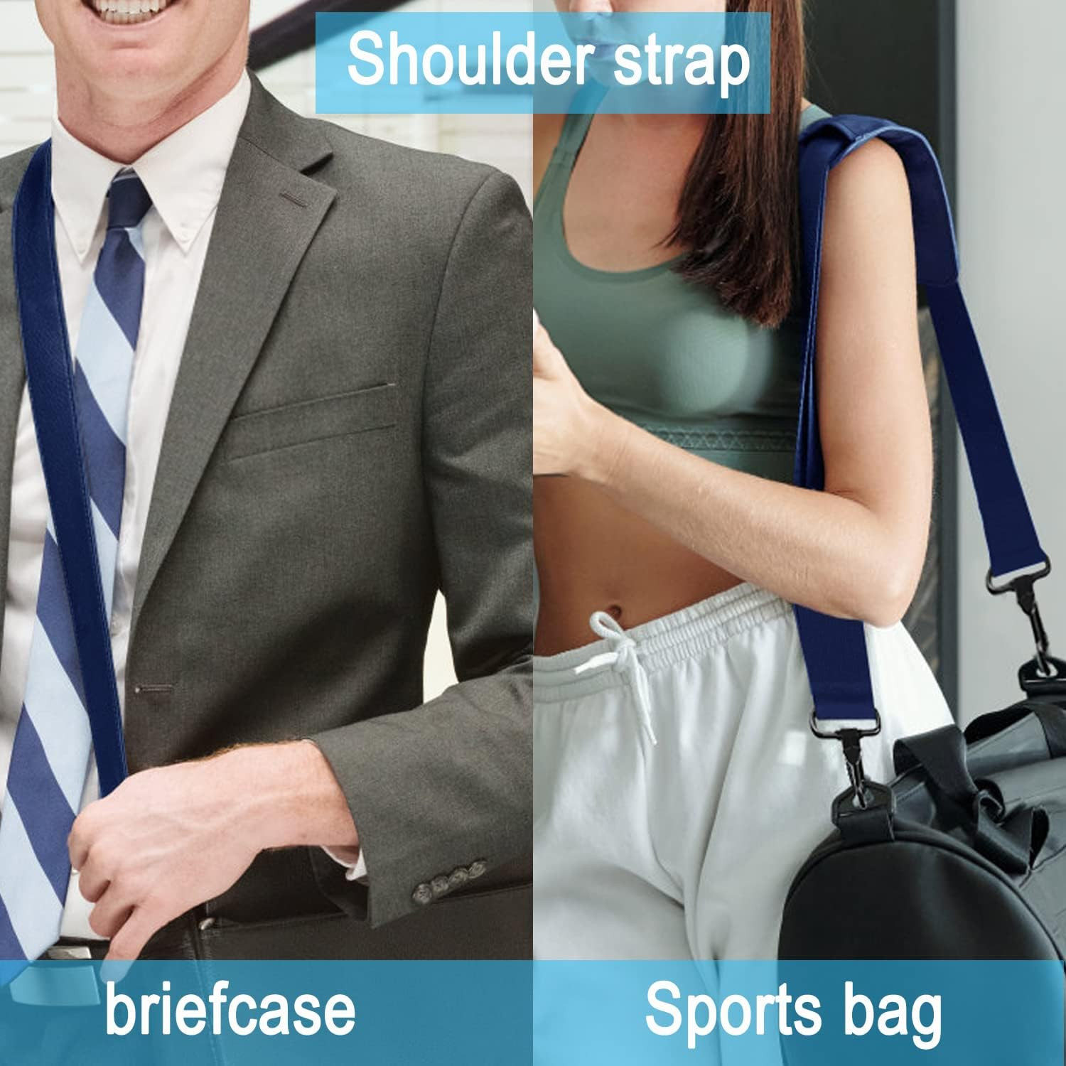 Shoulder Strap, Universal Adjustable 56 Inch Shoulder Belt Replacement